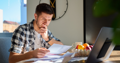 man thinking about roth conversion strategy